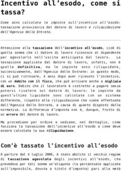 Incentivo all'esodo, come si tassa? - Fisac CGIL L'Aquila