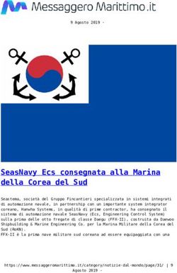 SeasNavy Ecs consegnata alla Marina della Corea del Sud