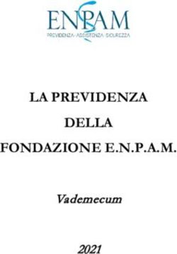 LA PREVIDENZA DELLA FONDAZIONE E.N.P.A.M - Vademecum 2021 - Fondazione Enpam