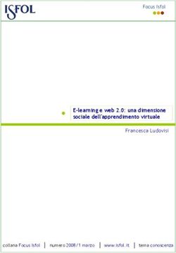 E-learning e web 2.0: una dimensione sociale dell'apprendimento virtuale Francesca Ludovisi