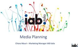 Media Planning Chiara Mauri - Marketing Manager IAB Italia - Iab Academy