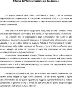 Riforma dell'Amministrazione del Condominio