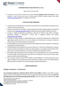 ITER MORATORIE DI ITALIA COM-FIDI S.C. A R.L.