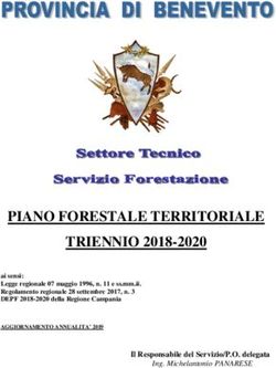 PIANO FORESTALE TERRITORIALE TRIENNIO 2018-2020 - Provincia di ...