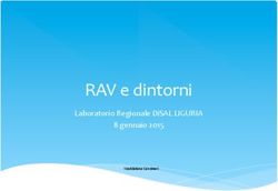 RAV E DINTORNI LABORATORIO REGIONALE DISAL LIGURIA 8 GENNAIO 2015 - MADDALENA CASSINARI