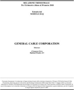 GENERAL CABLE CORPORATION - Prysmian Group