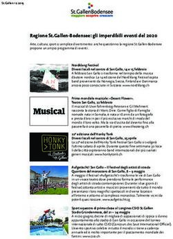 Regione St.Gallen-Bodensee: gli imperdibili eventi del 2020 - Bodensee www.st ...