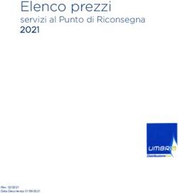 Elenco prezzi servizi al Punto di Riconsegna 2021 - Italgas