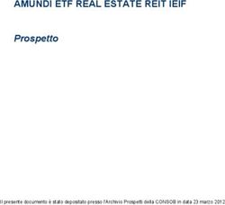 AMUNDI ETF REAL ESTATE REIT IEIF - Prospetto - Il presente documento è stato depositato presso l'Archivio Prospetti della CONSOB in data 23 marzo 2012