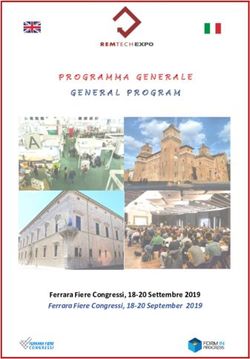 Ferrara Fiere Congressi, 18-20 Settembre 2019 Ferrara Fiere Congressi, 18-20 September 2019