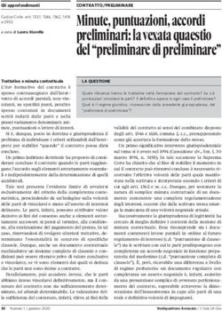 Minute, puntuazioni, accordi preliminari: la vexata quaestio del "preliminare di preliminare" - Il Sole 24 Ore