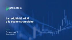 La redditività ALM e le scelte strategiche - Convegno APB Settembre 2019