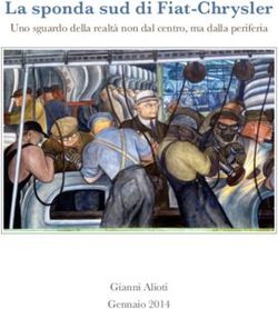 La sponda sud di Fiat-Chrysler - Uno sguardo della realtà non dal centro, ma dalla periferia - Gianni Alioti Gennaio 2014