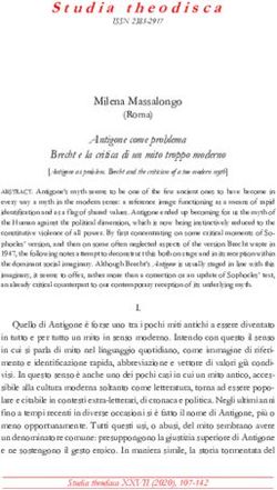 Studia theodisca - Riviste UNIMI