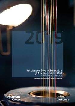 Relazione sul Governo Societario e gli Assetti proprietari 2019 - ai sensi dell'art. 123-bis TUF Modello di amministrazione e controllo tradizionale