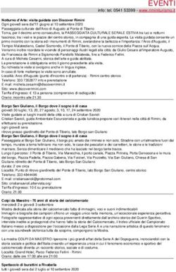 EVENTI info: tel. 0541 53399 - www.riminiturismo.it - Rimini turismo