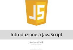 Introduzione a JavaScript - Andrea Failli Front-end Engineer