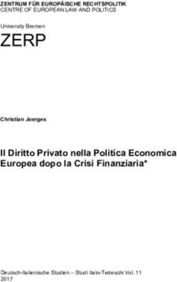 ZERP Il Diritto Privato nella Politica Economica Europea dopo la Crisi Finanziaria* - Uni Bremen