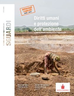 Diritti umani e protezione dell'ambiente - Le imprese devono assumersi le loro responsabilità - Grazie agli alberi risboccia la vita - Sacrificio ...