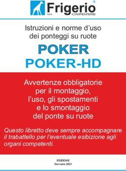 POKER Istruzioni e norme d'uso dei ponteggi su ruote - Frigerio Carpenterie