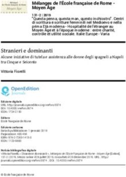 Stranieri e dominanti - Alcune iniziative di tutela e assistenza alle donne degli spagnoli a Napoli tra Cinque e Seicento - OpenEdition Journals