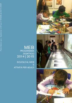 MEB 2014 | 2015 PROGRAMMA DIDATTICO SCUOLE AL MEB E ATTIVIT&Agrave; PER ADULTI - Museo Ebraico di Bologna