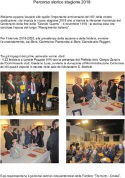 Percorso storico stagione 2018 - La Fanfara