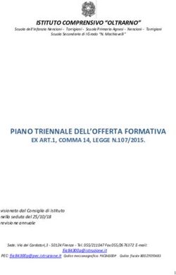 PIANO TRIENNALE DELL'OFFERTA FORMATIVA - ISTITUTO COMPRENSIVO "OLTRARNO" - Istituto ...