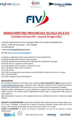 BANDO MEETING PROVINCIALE SCUOLA VELA FIV - Comitato VIII Zona FIV - venerdì 23 luglio 2021