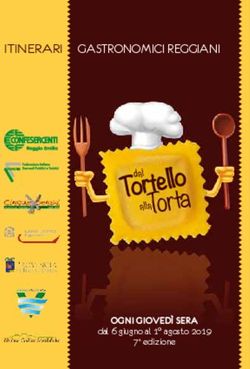 T ello To llaTo - Confesercenti Reggio Emilia