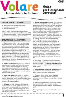 Guida per l'insegnante 2019/2020 - ELI ...