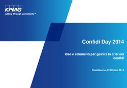 Confidi Day 2014 Idee e strumenti per gestire la crisi nei confidi - Castelbuono, 15 Ottobre 2014