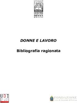 Bibliografia ragionata - DONNE E LAVORO