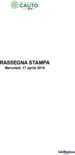 RASSEGNA STAMPA Mercoled&igrave;, 17 aprile 2019 - Cauto
