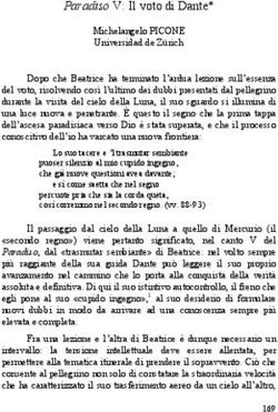 Paradiso V: Il voto di Dante