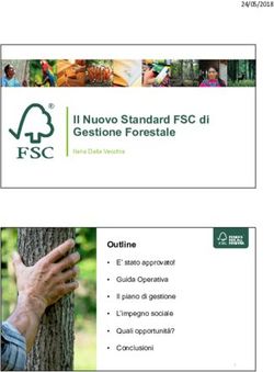 Il Nuovo Standard FSC di Gestione Forestale - Ilaria Dalla Vecchia Outline - FSC Italia