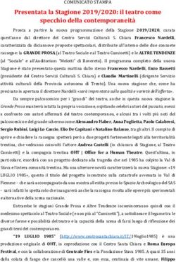 Presentata la Stagione 2019/2020: il teatro come specchio della contemporaneità