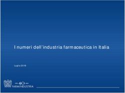 I numeri dell'industria farmaceutica in Italia - Luglio 2018 - Farmindustria