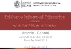 Antonio Calvani Università degli Studi di Firenze Roma Tre 08.06.2015 - DIPARTIMENTO DI SCIENZE DELLA FORMAZIONE E PSICOLOGIA - Sapie