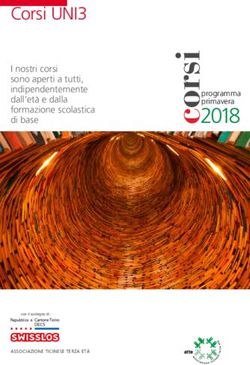 2018 Corsi UNI3 I nostri corsi sono aperti a tutti, indipendentemente dall'età e dalla formazione scolastica di base - ATTE - Associazione ...