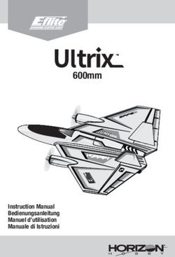 600mm - Instruction Manual Bedienungsanleitung Manuel d'utilisation Manuale di Istruzioni - Horizon Hobby