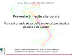 Prevenire è meglio che curare - Note sul grande tema della prevenzione sismica in Italia e in Europa - CALRE