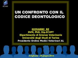 GIOVANNI RE DVM, PHD, DIP.ECVPT DIPARTIMENTO DI SCIENZE VETERINARIE UNIVERSITÀ DEGLI STUDI DI TORINO PRESIDENTE ORDINE MEDICI VETERINARI AL - UN ...