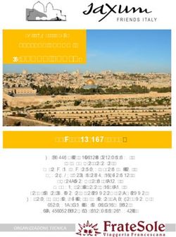 In TERRA SANTA PELLEGRINAGGIO - Amici di Saxum