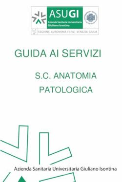GUIDA AI SERVIZI S.C. ANATOMIA PATOLOGICA
