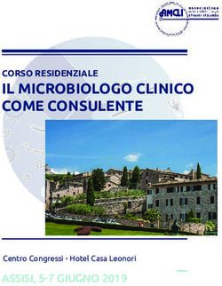 IL MICROBIOLOGO CLINICO COME CONSULENTE - CORSO RESIDENZIALE - ASSISI, 5-7 GIUGNO 2019 - Amcli