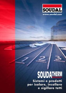 Sistemi e prodotti per isolare, incollare e sigillare tetti - www.soudal.com