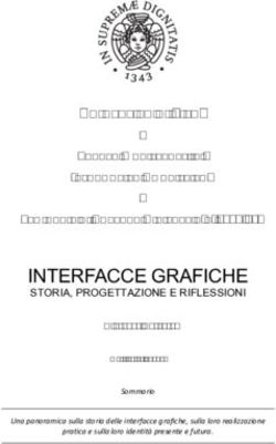 INTERFACCE GRAFICHE STORIA, PROGETTAZIONE E RIFLESSIONI - Laboratorio di Cultura Digitale