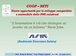 "L'Innovazione &egrave; ci&ograve; che distingue un Leader da un follower" Steve Jobs - (Ambiente Sicurezza Salute) - Legacoop Calabria