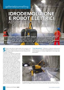 IDRODEMOLIZIONE E ROBOT ELETTRICI - AL SERVIZIO PER I RIPRISTINI DELLE GALLERIE LIGURI - 4streets.it